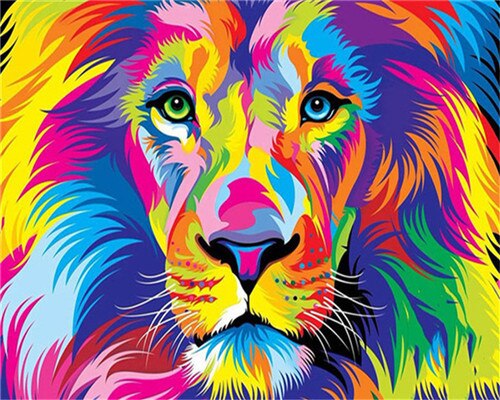 Azqsd schilderij op nummer kattenfoto's op nummer dieren acryl olieverfschilderij schilderen op nummer voor volwassenen olieverfschilderij huisdecoratie: Szyg 328