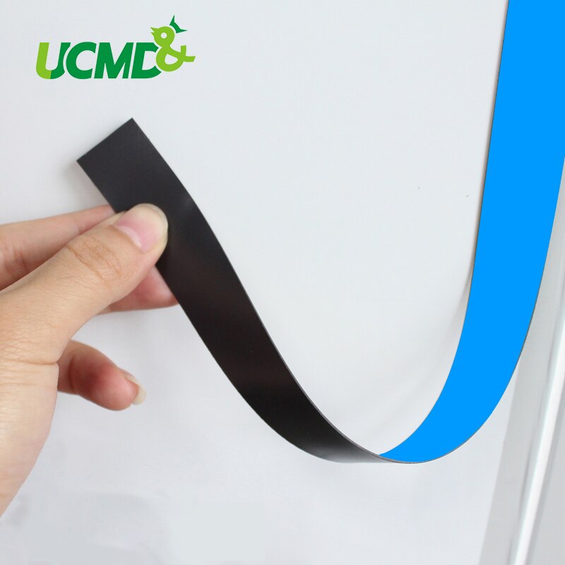 10/30/50 mètres bande magnétique Flexible bande magnétique en caoutchouc pour tableau blanc tableau noir annonces Message panneau d'affichage décor largeur 20mm