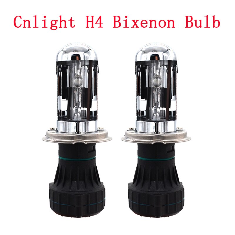 Originele Cnlight Xenon H4 Hid Bixenon Lamp 35W 45W Cnlight H4-3 Hi/Low Beam Hid Replacementbulb 6000K 4300K 5000K Auto Gloeilamp