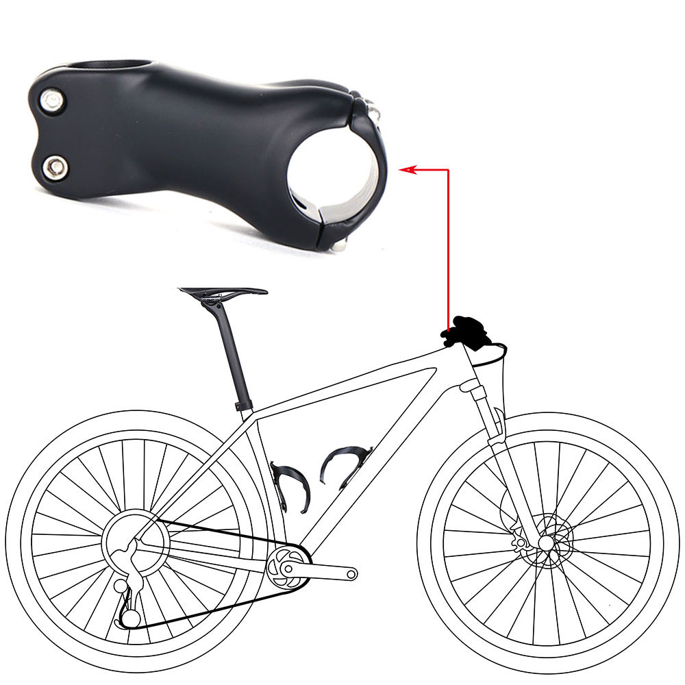 ELITA ONE Mountain Bike Carbon Fibre Stem Road/MTB Bicycle UD Carbon Stems 6/17 Degree31.8mm* 70-130mm