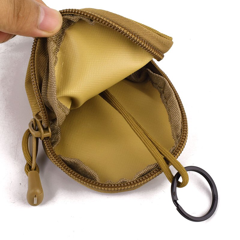 Neue Schlüsselbund Brieftaschen Halter Männer Auto Schlüssel Tasche Im Freien Kleine Geldbörsen Tasche Pull-stil Haushälterin Keychain Zipper Fall