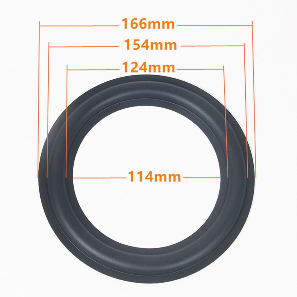 Lautsprecher Schaum Reparatur Falt kante Ring Subwoofer Lautsprecher Reparatur Zubehör DIY 4 Zoll 5 Zoll 6,5 Zoll 8 Zoll 10 12 Zoll: TRANSPARENT