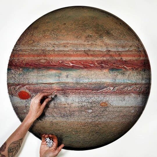 12 stjerne slott puslespill europa, australia , 1000 stykker jord gavner intelligens og reduserer trykk puslespill: jupiter