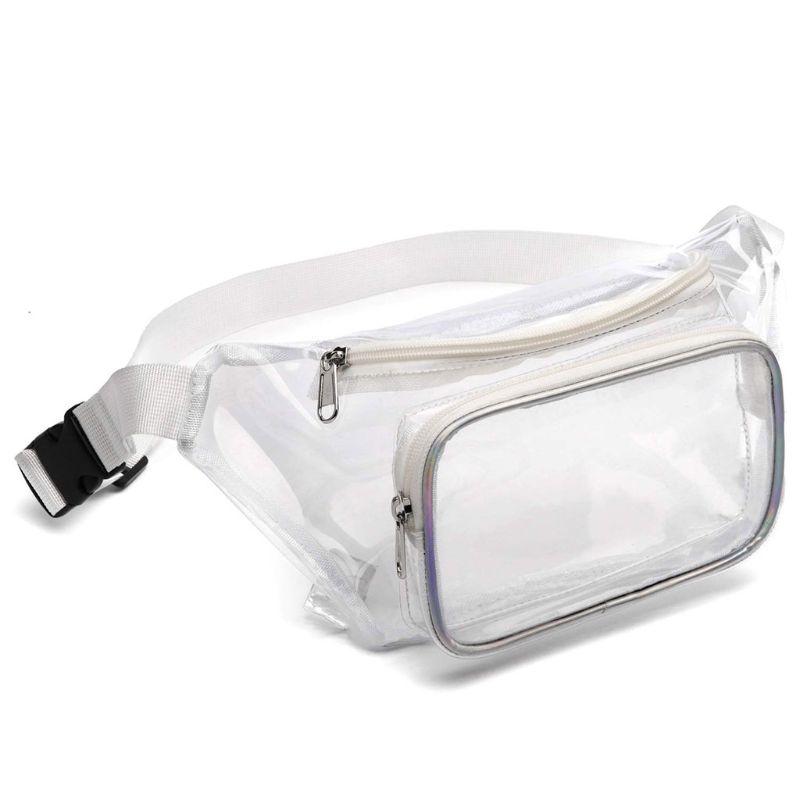 Sac banane Transparent pour femmes, sac de ceinture de voyage, petit sac à main de poitrine pour téléphone