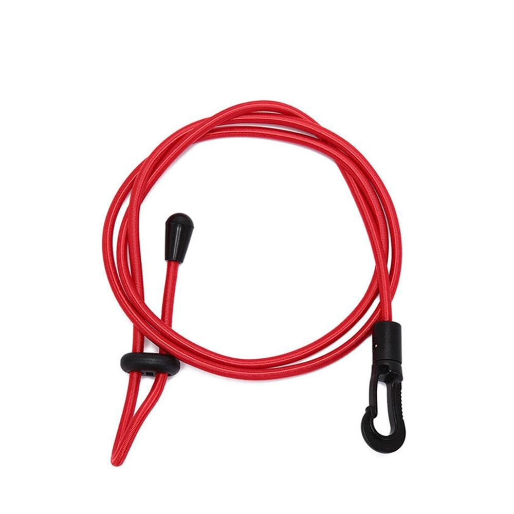 Kajak Koppelverkoop Paddle Cord Kano Elastische Bungee Koord Shock Cord Haak Tie Down Touw Hengel/Kajak Peddel Leash surfen: Rood