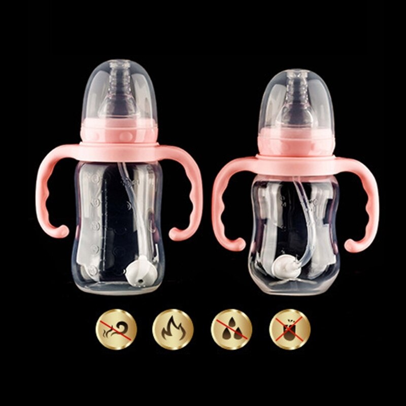 Baby Feeding Bottles For Natural Wide Mouth PP Glass Baby Feeding Bottles Baby Bottle Accessories Include Bottle