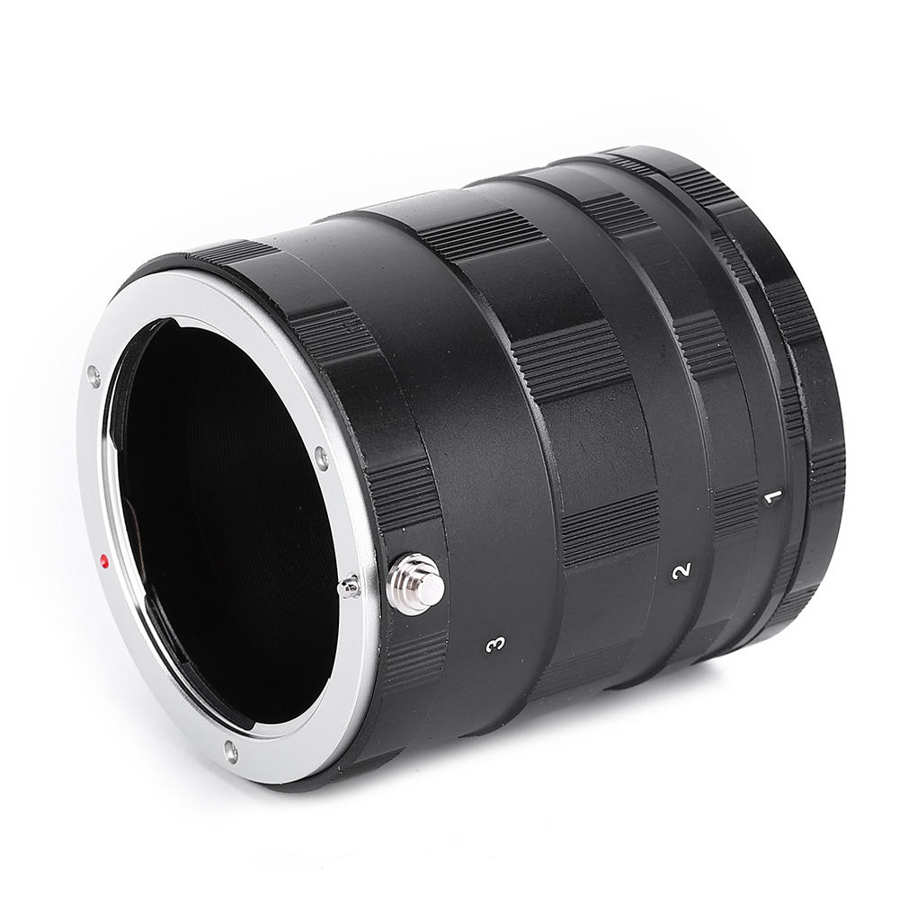 Lens Houder Professionele Metal Black Macro Fotografie Uitbreiding Adapter Buis Close-Up Lens Ring Voor Sony E Mount Mirrorless cam