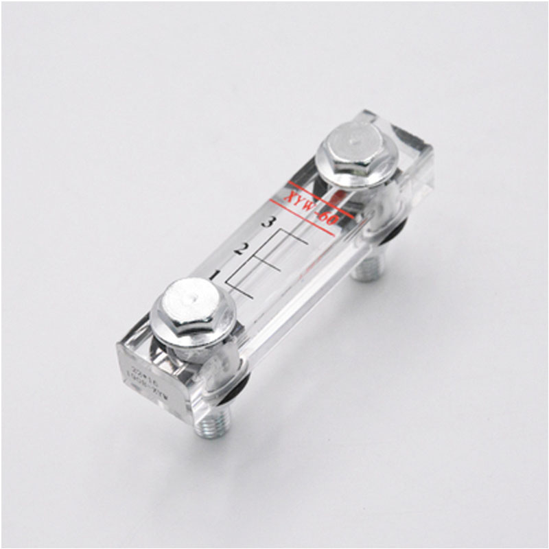 Hydraulic Oil Tank Level Gauge Oil Level Gauge Water Level Gauge XYW150 Ruler Acrylic: Silver