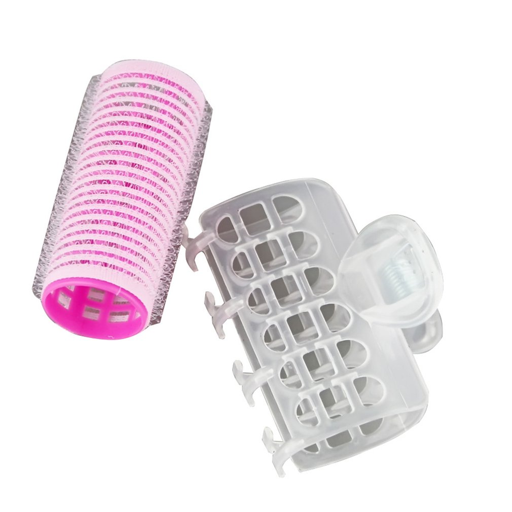 6 stuks zelfklevende haarrollen pony's magisch volume 6 verpakkingen cosmetische vrouwen willekeurige kleur