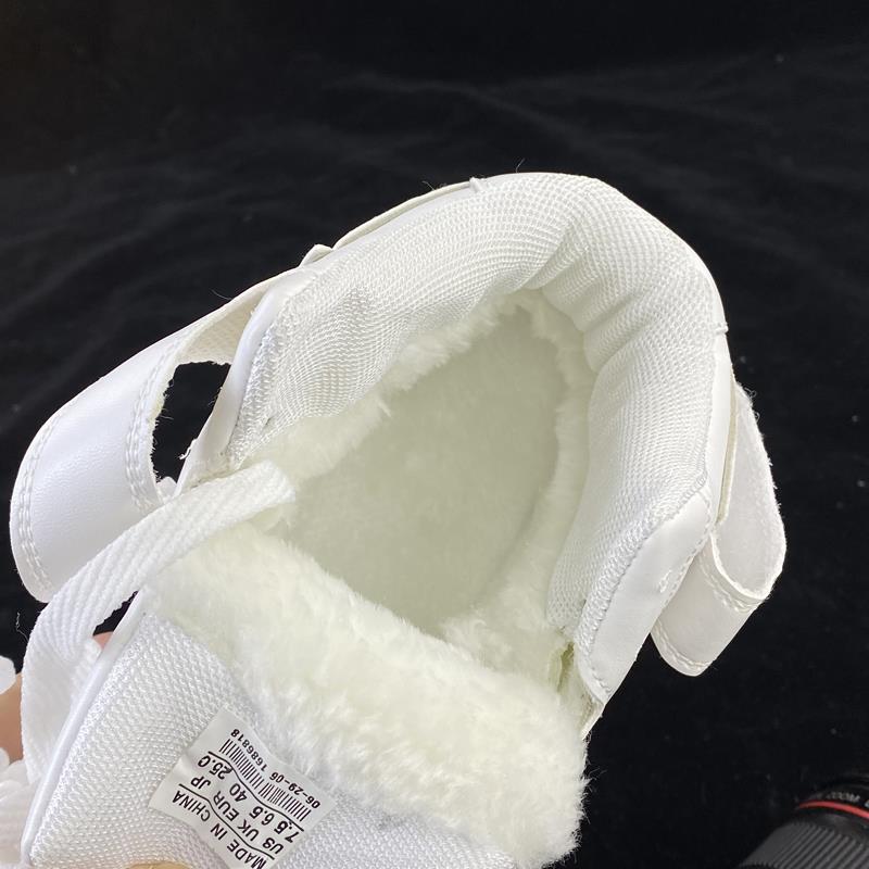 Hip Hop Hip Hop Dance Board Schoenen Liefhebbers Kleine Witte Pluche En Verdikte Schoenen Mannen Hoge Bovenste En Innerlijke toegenomen Sportschoenen