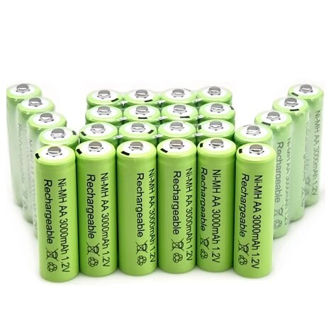 Original. Recargable. NI-MH.baterías recargables. 1,2V.AA3000mAh. Prefabricadas para juguetes. 1.2v 3000mAh.