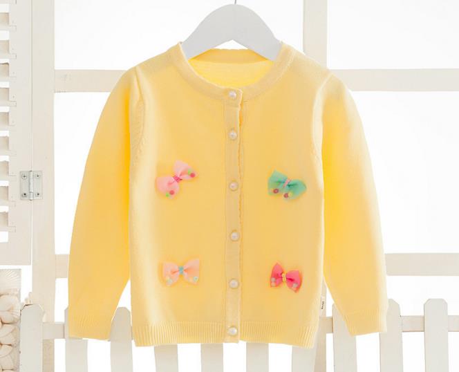 goedkoopste mooie pasgeboren baby meisje leuke snoep kleuren trui baby kleding voor meisje JT008