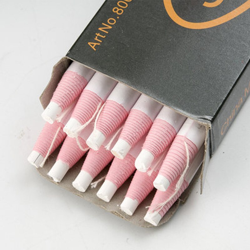 STANDARD Sewing Chalk/Crayon/Pastel Cut-free Sewing Pen For Tailor Clothes/Garment/Fabric Sewing Tools Pencil/Chalk/Marker 8000: White-12piece