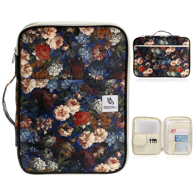 A4 File Folder Document Bag Organizer for Ipad Case Big Filling Product Box Cabinet Zipper Fichario Holder Padfolio Stationery: Style 11
