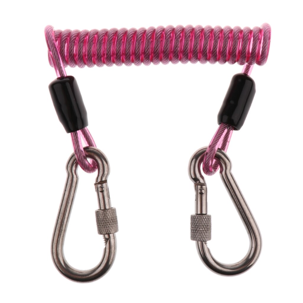 XS Scuba Coil Lanyard - 52 Stainless Steel Snap Clip/Split Ring. Buy in Canada