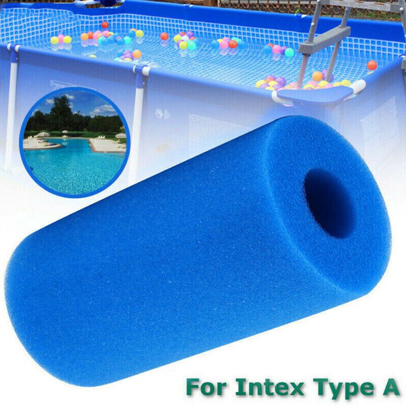 Swimming Pool Cleaning Sponge Tube Cylindrical Filter Sponge Filter Foam Sponge Replacement Filte Cotton Reusable Washable