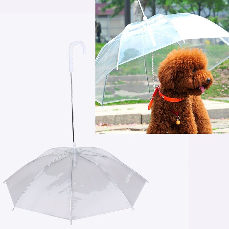 Kunststoffen Hond Paraplu Regenjas Voor Hond Pet Paraplu Regenjassen Gear Met Hondenriemen Houdt Huisdier Droog Comfortabel In Regen Sneeuwt