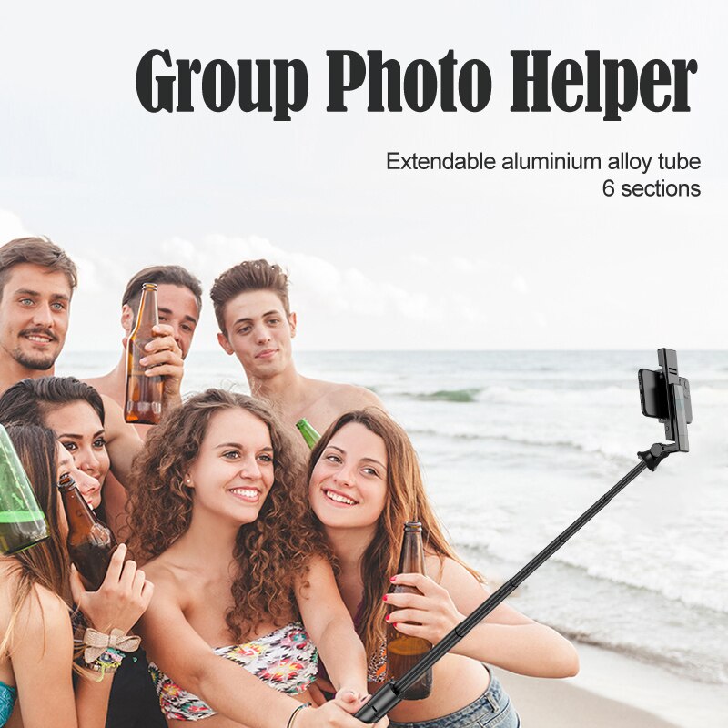 Treppiede senza fili Bluetooth Selfie Stick con otturatore luce di riempimento iPhone Huawei Samsung Android treppiede Mobile Selfie Stick otturatore