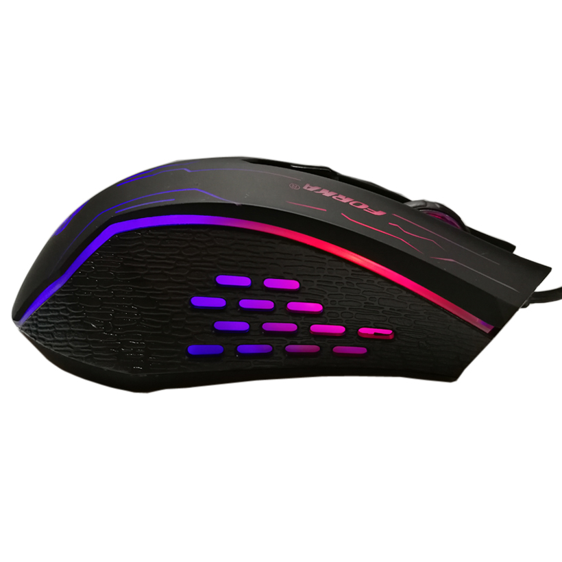 FORKA Silent Click USB Wired Gaming Mouse 6 Buttons 3200DPI Mute Optical Computer Mouse Gamer Mice for PC Laptop Notebook Game