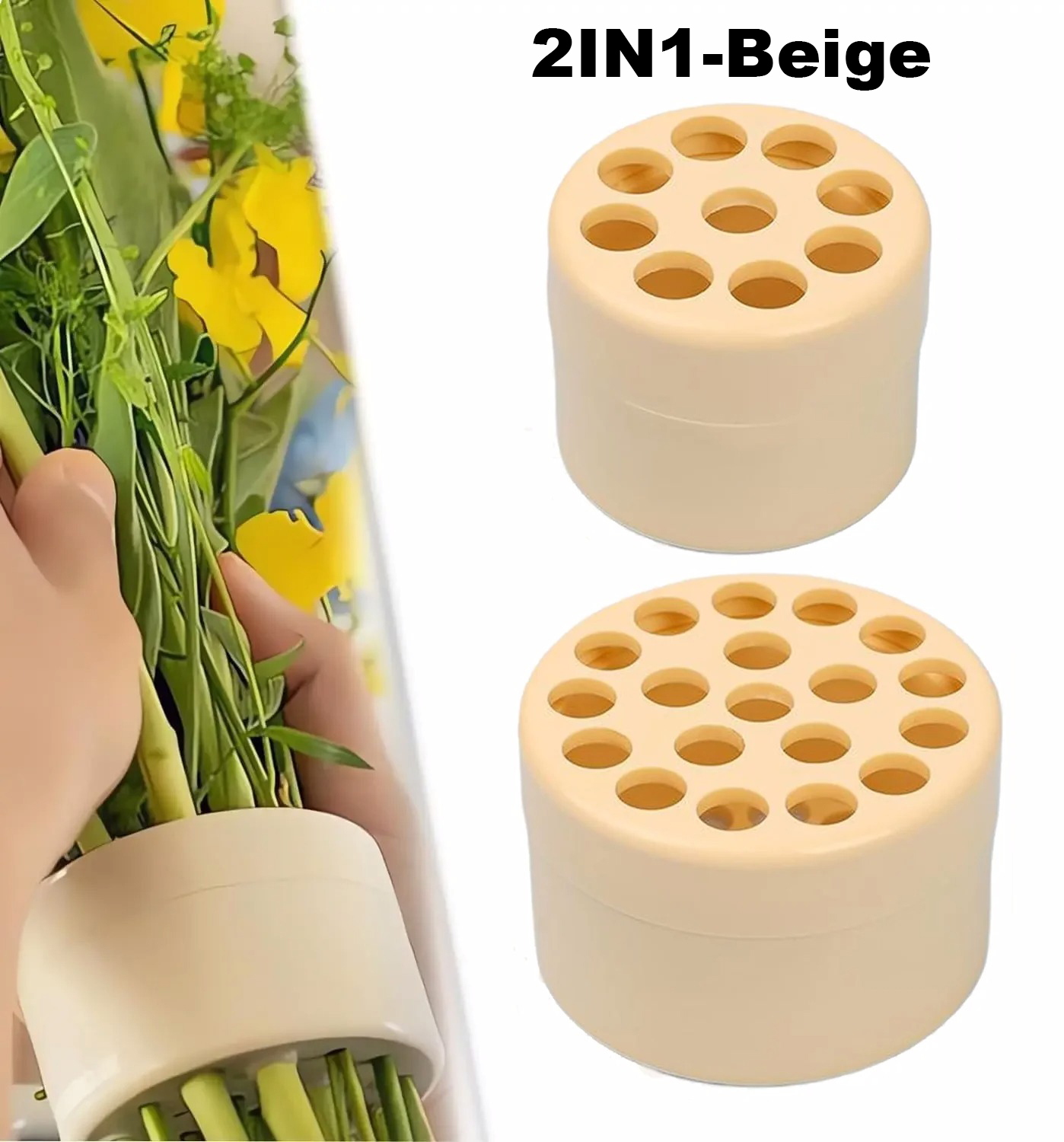 Support de tige en spirale Ikebana pour fleurs, support de tige en spirale pour Vases, Bouquet Twister, accessoire d'art Floral à faire soi-même, façonnant les de fleurs: Orange