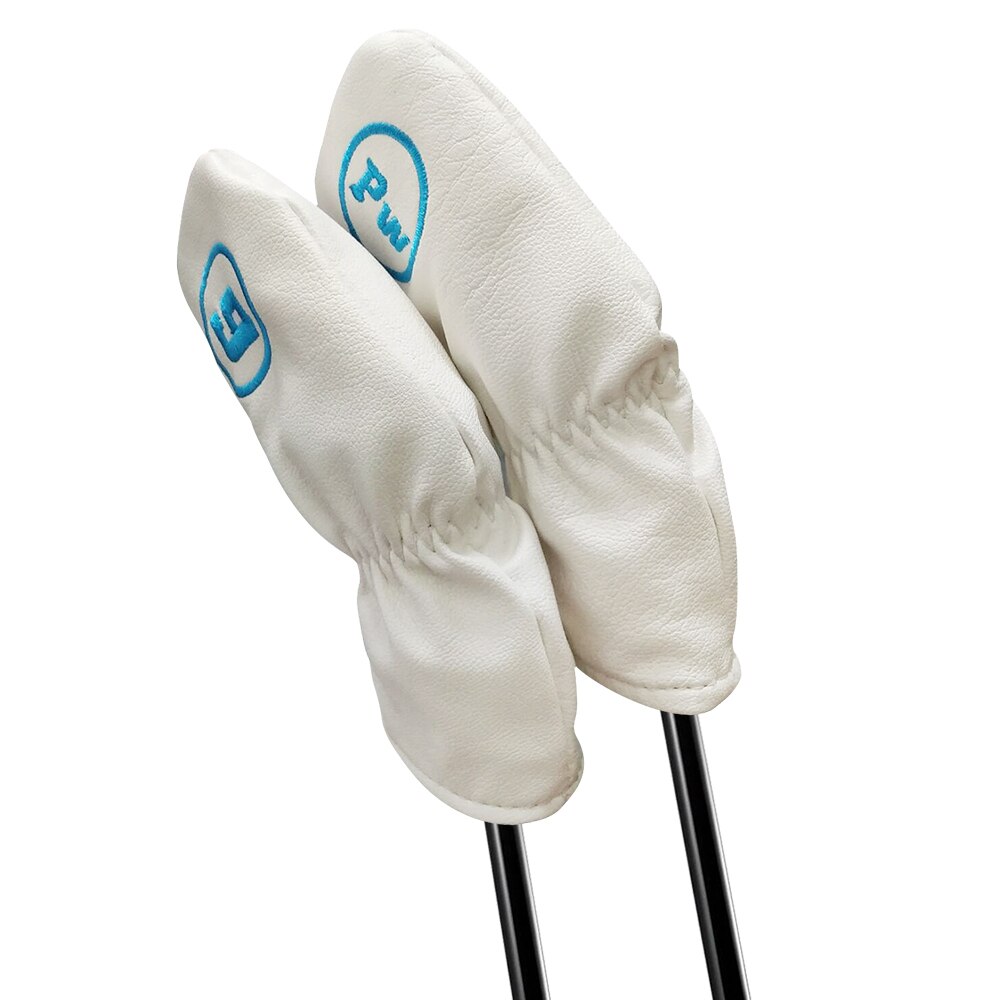 Catazer golfijzerhoezen waterdicht pu zacht pluizig binnenwerk puppy golfhoofdhoes voor ijzer 9 stuks/set golfhoofdhoezen