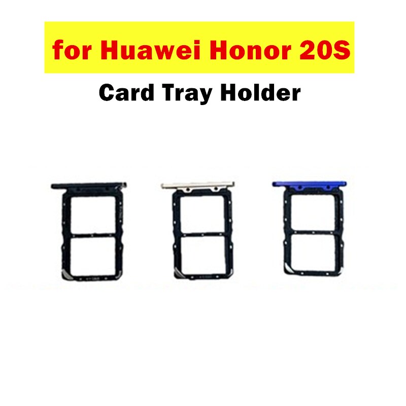 for Huawei Honor 20S Card Tray Holder SIM Card SD Card Slot Holder Adapter for Huawei Honor 20S Repair Spare Parts