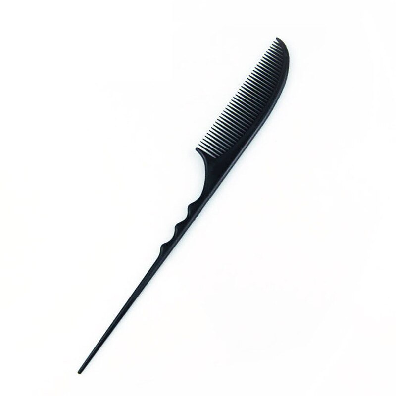 1pc salon barber anti-statisk hårstyling frisør rotte hale kam hårbørste måne stil hår kam