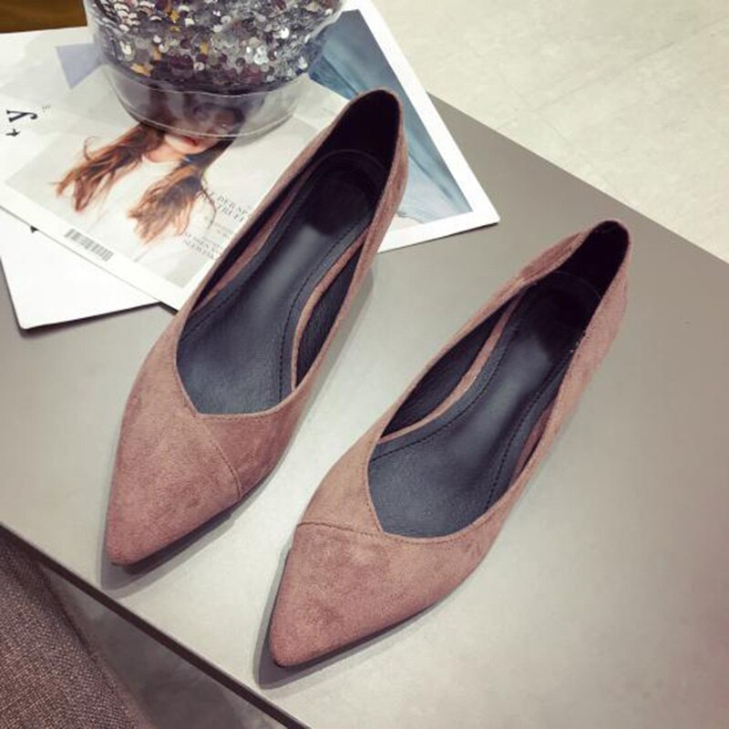 Lente damesschoenen kantoor dames hoge hakken pointe schoenen dames pumps dames hakken schoenen lage hakken 3cm a735: Roze / 9