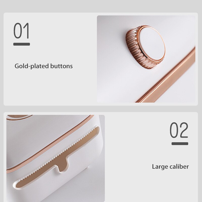 Wall Mounted Toilet Paper Dispenser Waterproof Tissue Box Toilet Paper Holder Storage Box Organizer Wc Bathroom Accessories