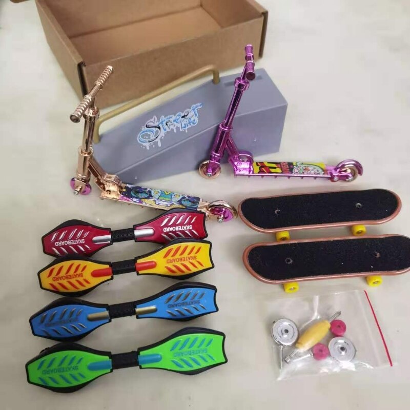 Mini hulajnoga dwukołowiec skuter zabawki edukacyjne dla dzieci Mini hulajnoga fingerboard Bike