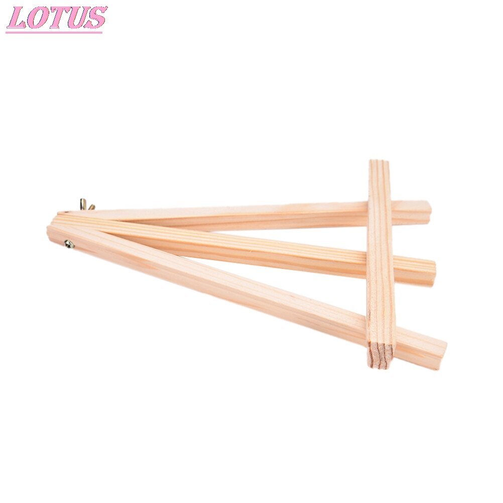 1Pcs Hout Kunstenaar Schildersezel Bruiloft Nummer Plaats Naam Card Stand Display Houder Frame Leuke Desk Decor Diy Levert 18*24Cm