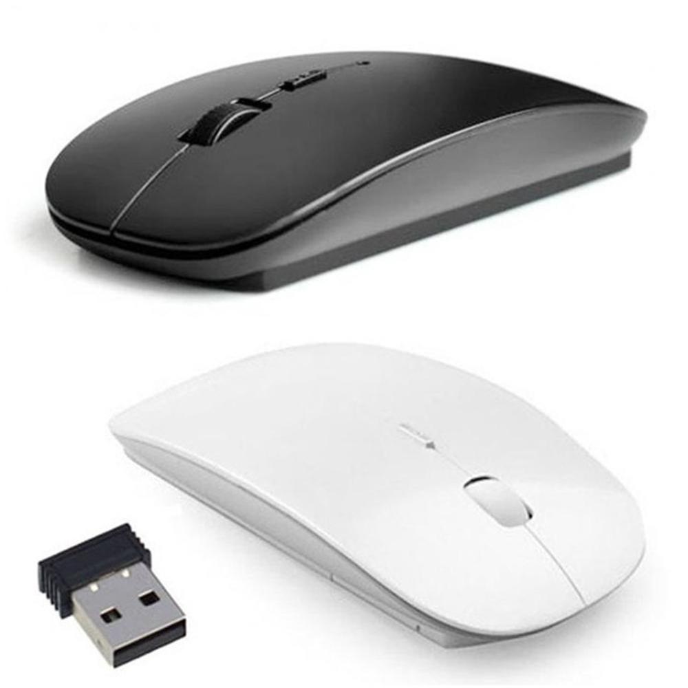 2.4Ghz Wireless 2 In 1 Cordless Mouse 1600 DPI Ultra-thin Ergonomic Portable Optical Mice Computer PC