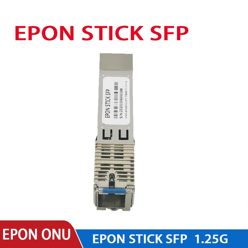 PON STICK EPON GPON XPON SFP ONU Stick With MAC SC Connector DDM pon module HGU 1490/1330nm PPPoE IPoE 1.25Gbps 802.3ah