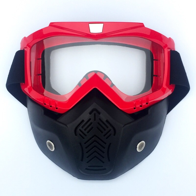 Freies Universal- Motorrad Helm retro Maske Brille Moto-Cross Rennen Reiten Kühlen Helm Brille BF655: F