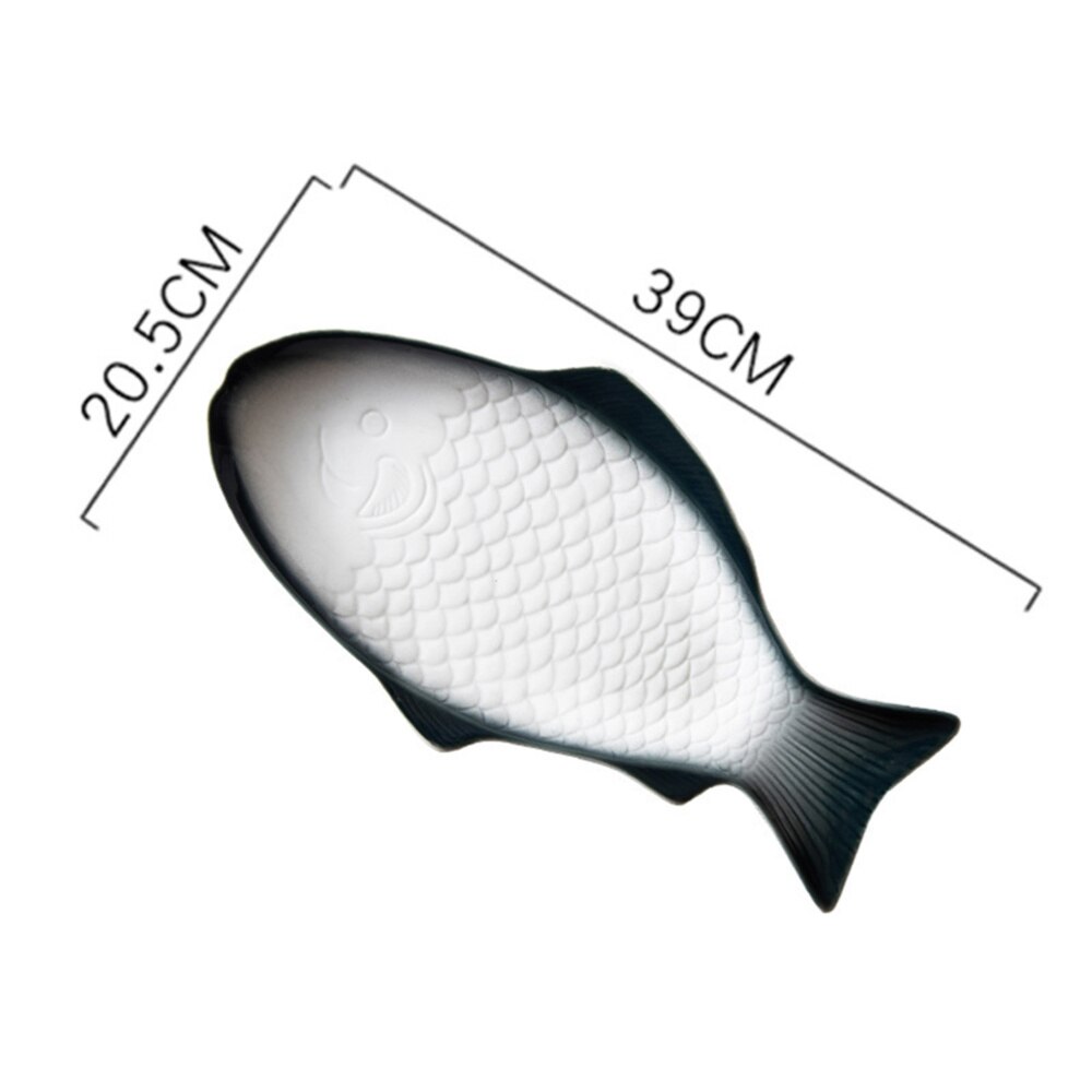 1pc Plate Fish Shaped Unique Snack Storage Fish Pan for Gatherings Restaurants Party