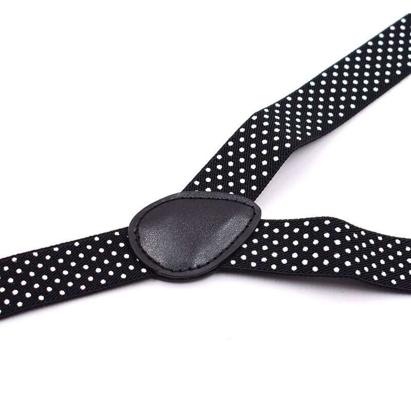 Elastisk gutter gilrs buksesele sløyfer sett for barn bryllup sløyfer bukseseler baby barn polka prikker sløyfe bukseseler belte