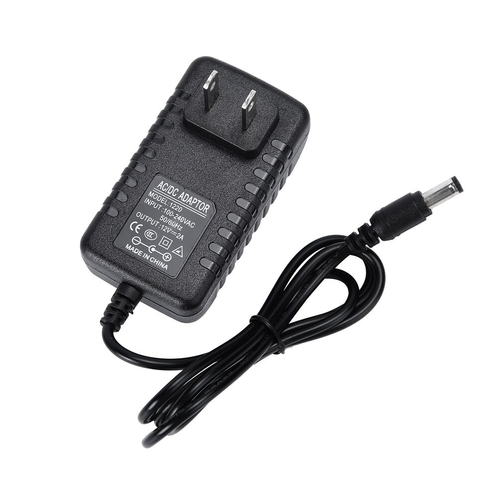 Dc 12V 2A Ac Adapter Voeding Transformator Power Adapter Converter Muur Charge Adapter Voor Professionele Thuisgebruik