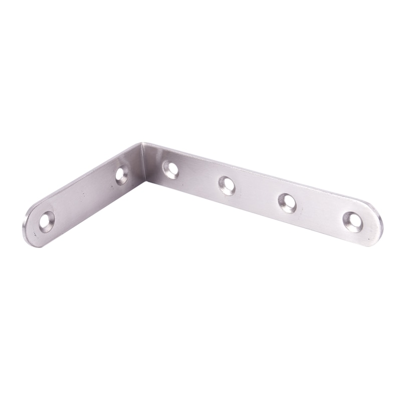 Fashion125x75mm L Shape Stainless Steel Shelf Corner Brace Angle Bracket