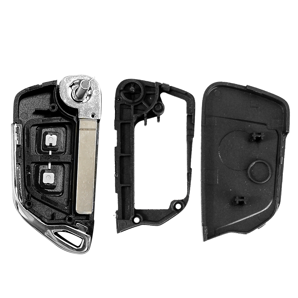 KEYYOU carcasa de llave remota modificada para Peugeot 207 307 308 406 407 607 807 3008 para Citroen C2 C3 C4 C5 C6 Berlingo Picasso