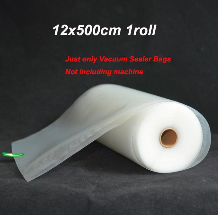 110V / 220V Vacuüm Sealer Verpakking Machine Huishoudelijke Food Vacuum Sealer Film Sealer Vacuum Verpakker: 12x500cm 1roll