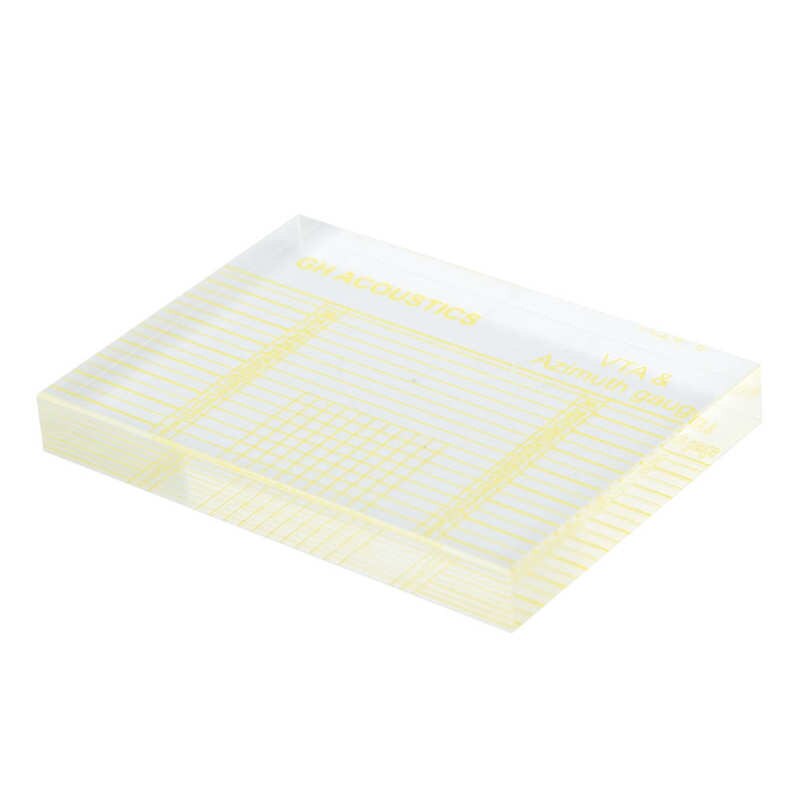 Headshell Alignment Block Phonograph Tonearms VTA Azimuth Gauge Alignment Block Ruler Headshell Aligning Accessory