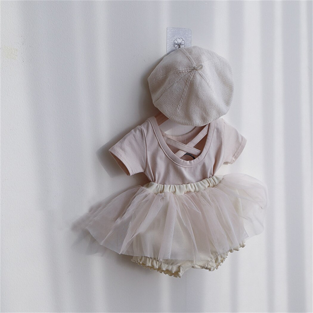 Soft Breathable Baby Tulle Skirt for Girls Clothing Spring Summer Cotton Ribbed Skirt Short for Children Pettiskirts 0-24M