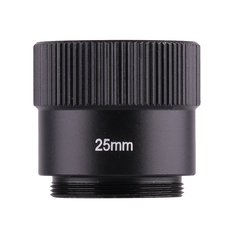 Diameter 25 to 31 Matte Metal C-CS Mount Lens Adapter Converter for Security Camera Macro Ring Industrial Camera Extension Tube: 25mm