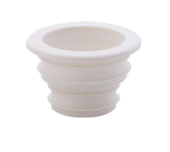 Siliconen Afvoerputje Cover Wasmachine Badkamer Keuken Pijplijn Riool Anti-Blocking Anti-Insect Deodorant Afdichting Ring: white