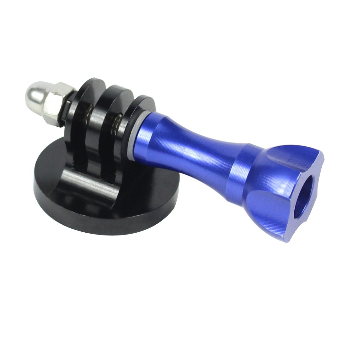 CNC Aluminum Long Thumb Knob Screw Adjustable for GoPro Hero 8 Max 7 6 5 Sjcam Yi 4K EKEN Action Sports Camera Diving Accessory: Black blue kit