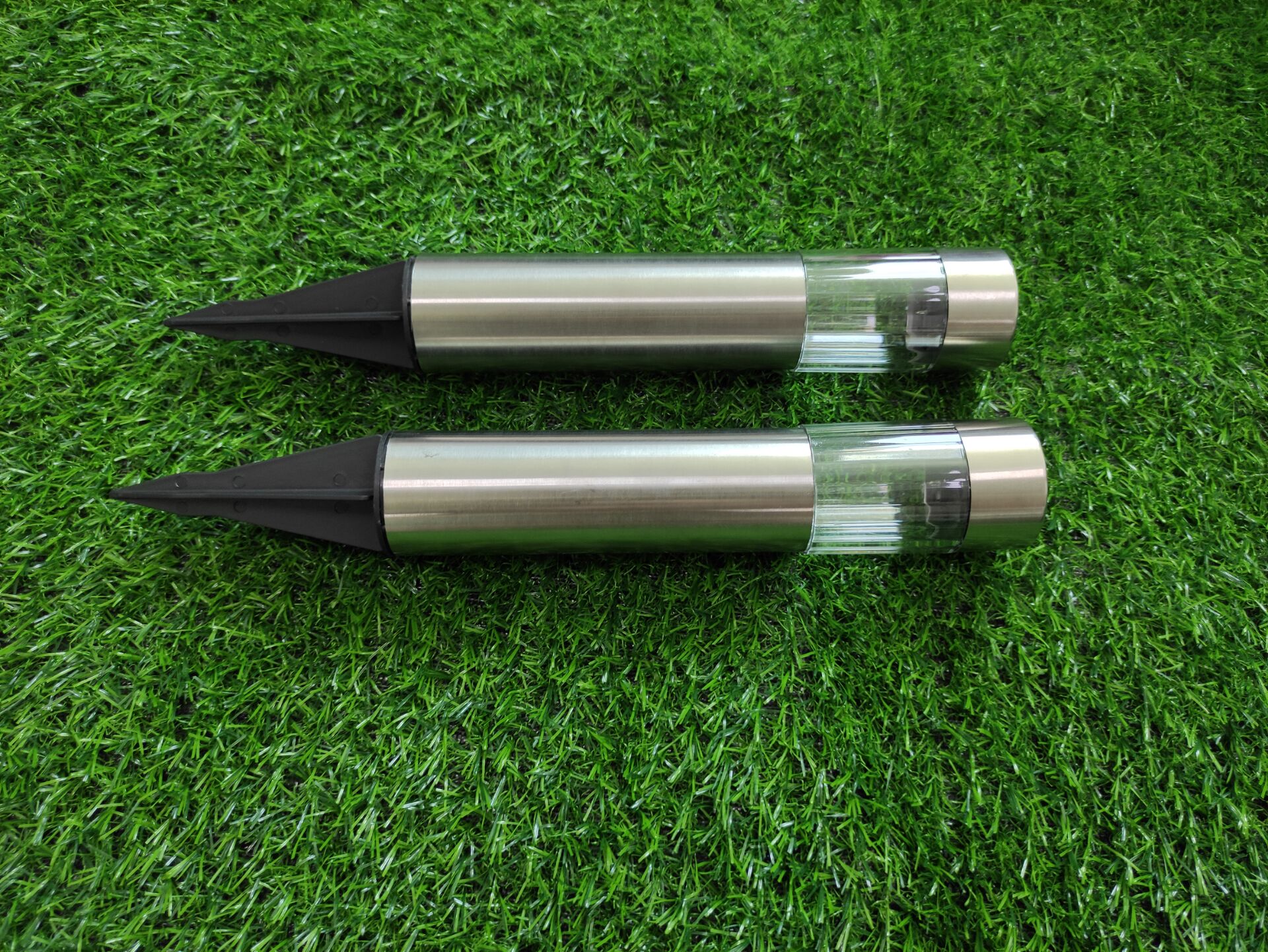 Waterproof Stainless Steel LED Solar Lawn Lamp Outdoor Decorative Ground Garden Light for Landscape Patio Path Lamp