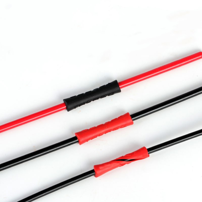 Fiets Mouw Verf Rubberen Kabel Beschermer Voor Pipe Line Brake Shift 1/2 Stuks 2 Kleuren Ultralight Mtb Frame beschermende Gidsen