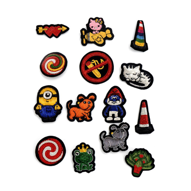 Indiase Zijde Hand Geborduurd Doek Sticker Broche Vrouwelijke Accessoires High-End Leuke Decoratieve Badge Corsage