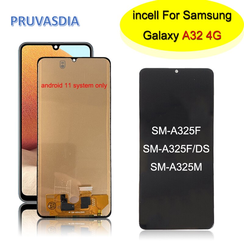 Incell-display für samsung galaxy  a32, 4g lcd-display für samsung  a325 a325f, sm2, -a325f/ lcd-display, touchscreen, digitizer, bildschirm,  a325 lcd-displays