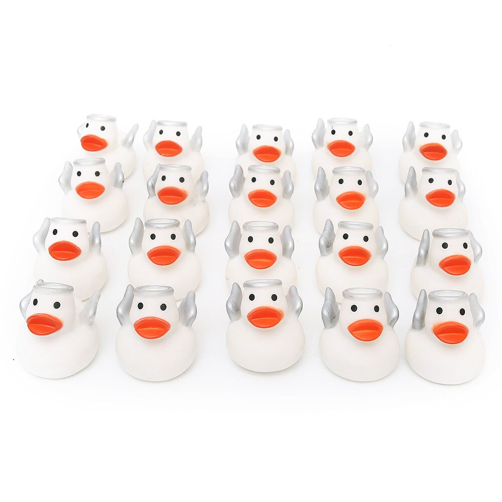Pato de goma ESALINK de 12 Uds., pato flotante chillón con sonido juguetes de bebés para el baño, piscina de agua, Juguetes Divertidos para niñas y niños,: Default Title